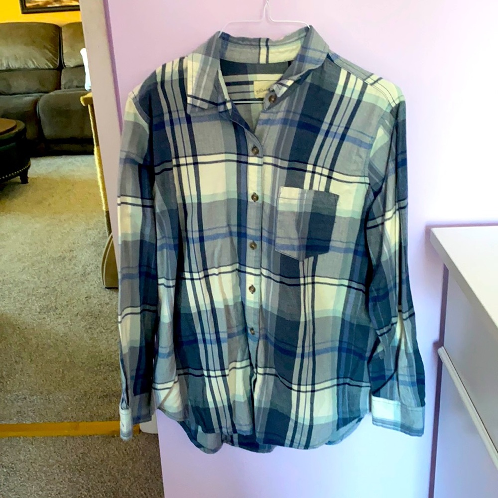 Blue flannel